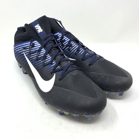 Nike Vapor Untouchable 2 Football Black Rush Blue 835646-014 Men's Size 14.5‎ - Picture 1 of 7